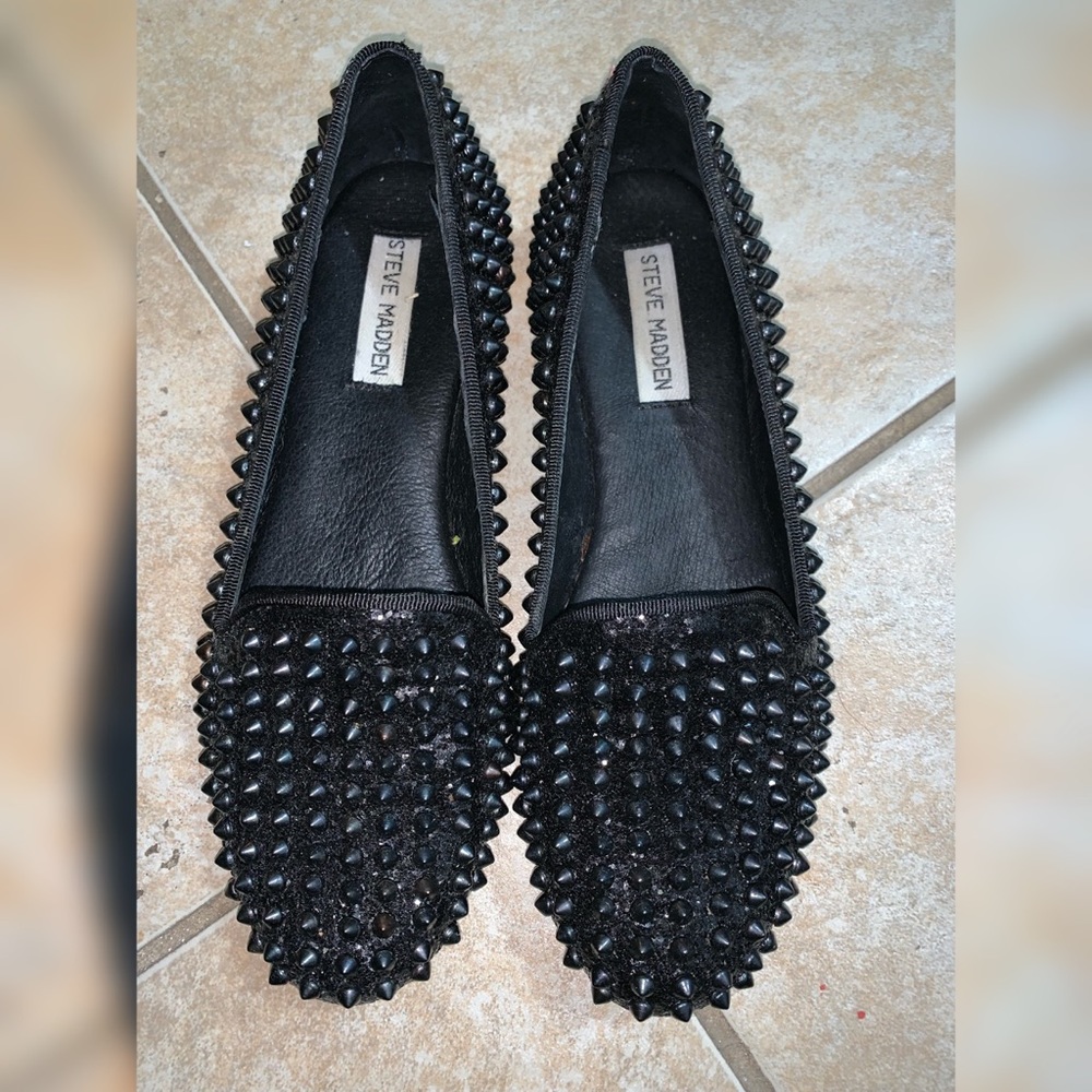 Black Steve Madden Flats